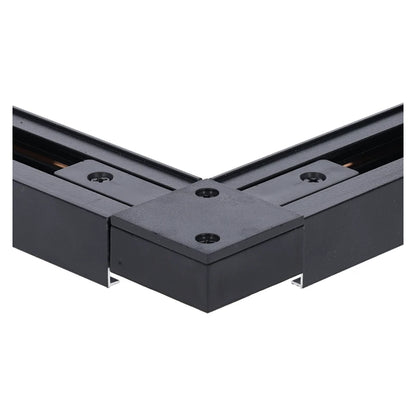 1-FASE RAIL L-VORM CONNECTOR – ZWART MDR LED®