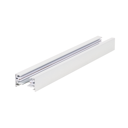 1-Phasen-Schiene mit Endkappe und Stromanschluss - Pro Line WEISS, 3M MDR LED®