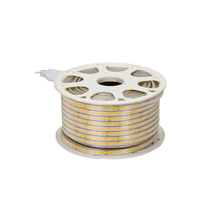 COB LED STRIP 220V IP65 50 METER 4000K inkl. 0,5 M EURO-STECKER MDRLED®