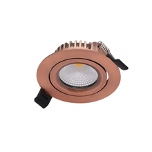 LED INBOUWSPOT SLIM-FIT 5W  DIM2WARM KOPER Zaagmaat Ø68-78mm MDRLED®