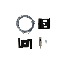 SYSTEM DECKENPENDELLEUCHTE SET 2 METER SCHWARZ FÜR 3-PHASEN-SCHIENEN MDRLED®