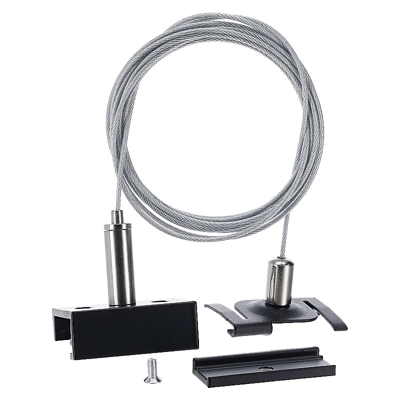 Systeemplafond Pendelset 2m Zwart | Voor 3-Fase Rail