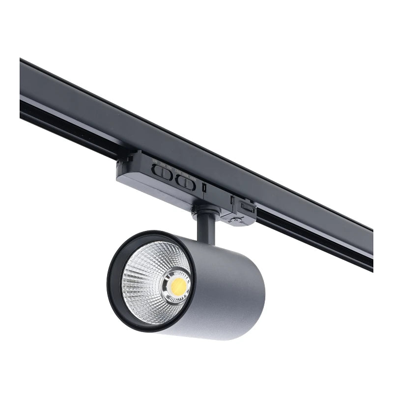 3-FASE RAILSPOT  10W ZWART CCT SWITCH DIMBAAR MDRLED®