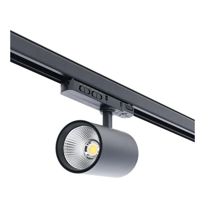 3-FASE RAILSPOT  10W ZWART CCT SWITCH DIMBAAR MDRLED®
