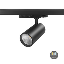 3-Phasen-Schienenstrahler 20W Schwarz CCT Switch Dimmbar MDRLED®