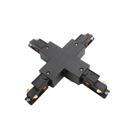 DALI 3-PHASE TRACK X-SHAPE VERBINDER SCHWARZ MDRLED®