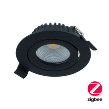 LED-Einbaustrahler Slim-Fit 5W ZIGBEE3.0 RGB+CCT Schwarz MDR LED®