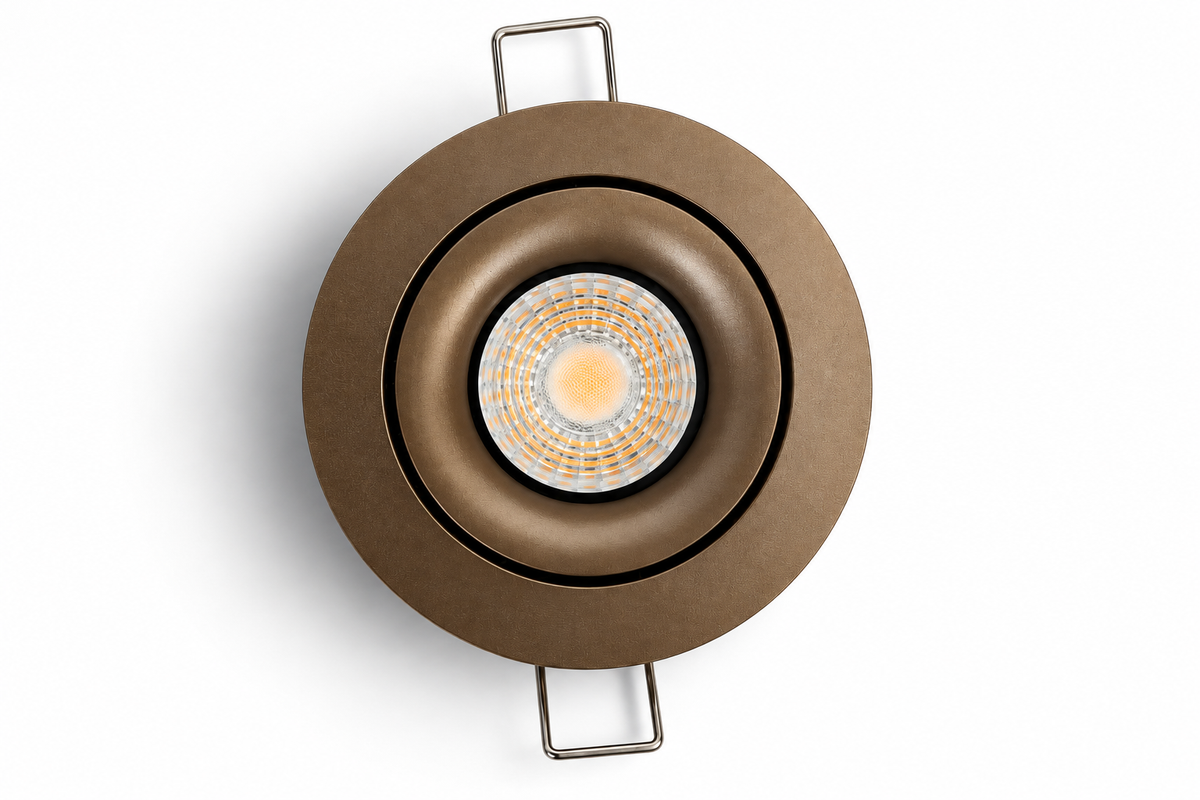 LED Inbouwspot Donkerbrons 4/6W CCT | Kantelbaar