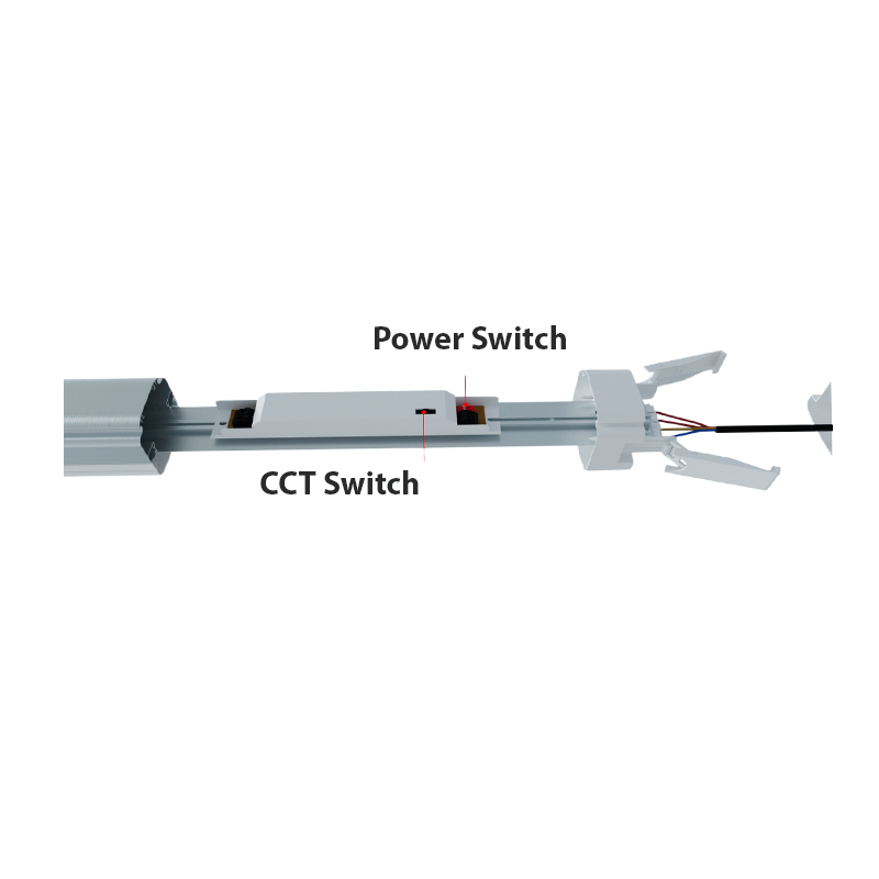 LED TRI-PROOF  36-45-53-62W  150CM CCT SWITCH MDRLED®