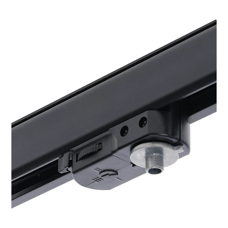 Pendel Adapter 3-Fase Rail Zwart – 7 cm | Inclusief Schroeven