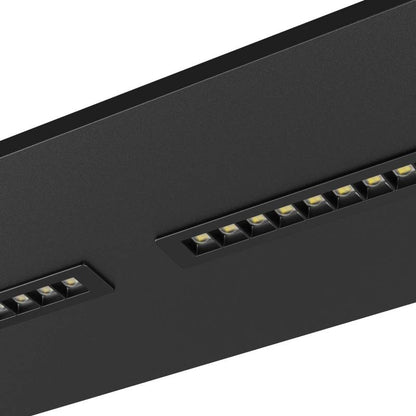 LED LOUVRE PANEEL | KASTRA | 120X30CM | 36W | CCT-SWITCH | ZWART