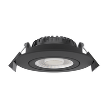 LUNA LED Inbouwspot  Zwart  5W/7W  Dim to Warm + CCT-Switch  IP65  Dimbaar