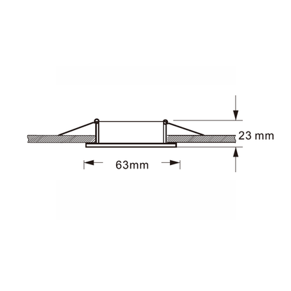 MR11 Inbouwarmatuur Wit – Aluminium – Ø58 mm – Compact – MDRLED®
