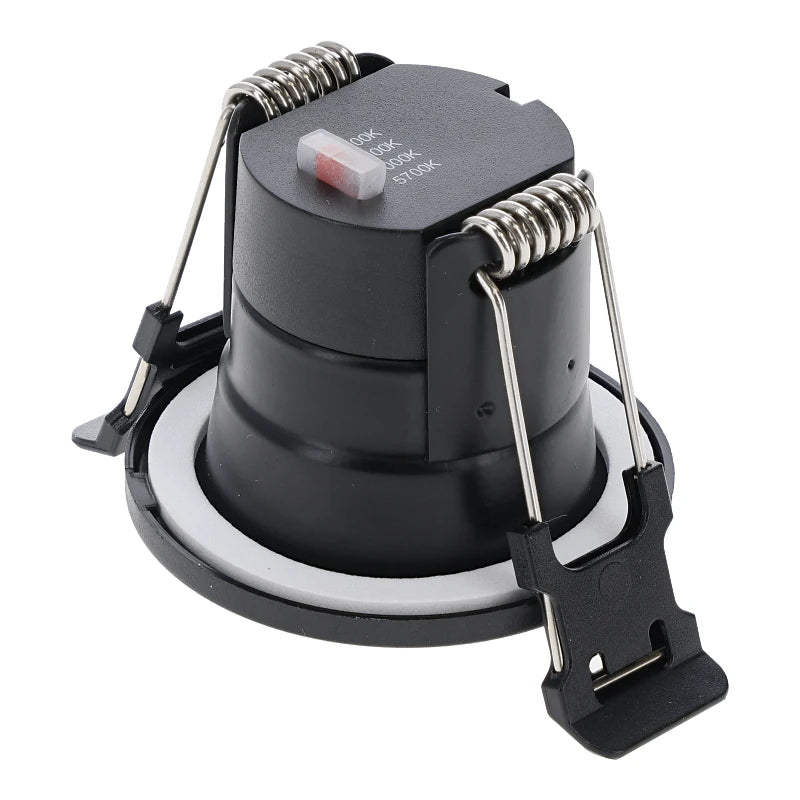 LED Inbouwspot Mimi 4W | MDRLED® | Zwart | Dimbaar | IP65 | CCT-schakelaar