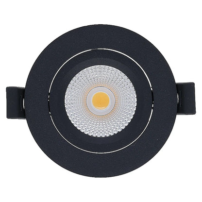 LED INBOUWSPOT  Luna  6W  DIM  ZWART  CCT-SWITCH