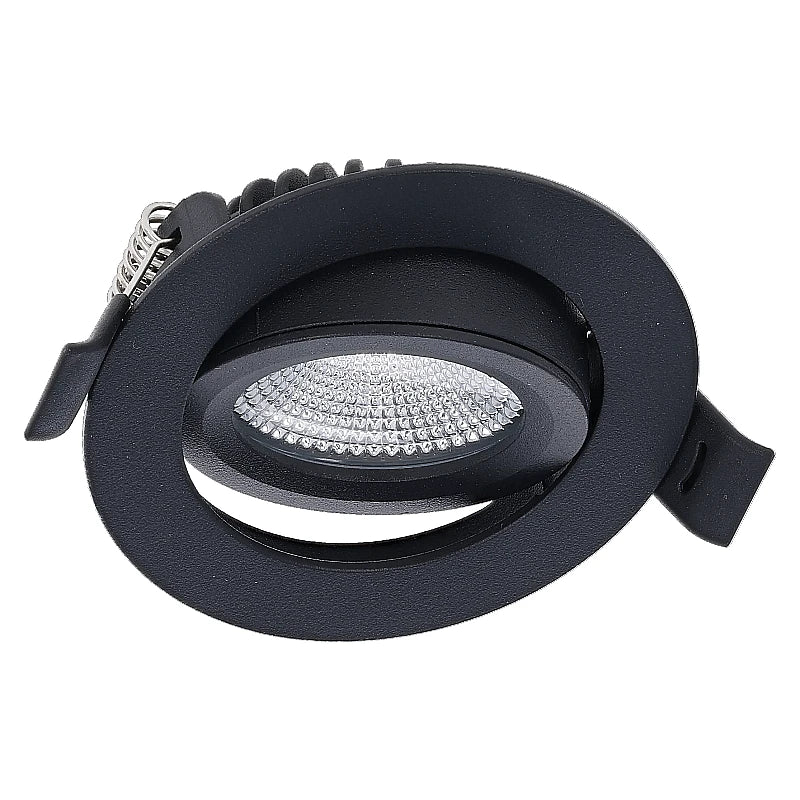 LED INBOUWSPOT  Luna  6W  DIM  ZWART  CCT-SWITCH