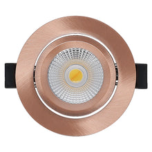 LED Inbouwspot  LUNA  6W  Dimbaar  Koper CCT-Switch  IP65