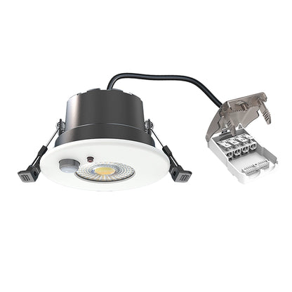 LED Inbouwspot Lisa 6W  Zwart & Wit  Met PIR Sensor  CCT-Schakelaar  IP65  MDRLED®