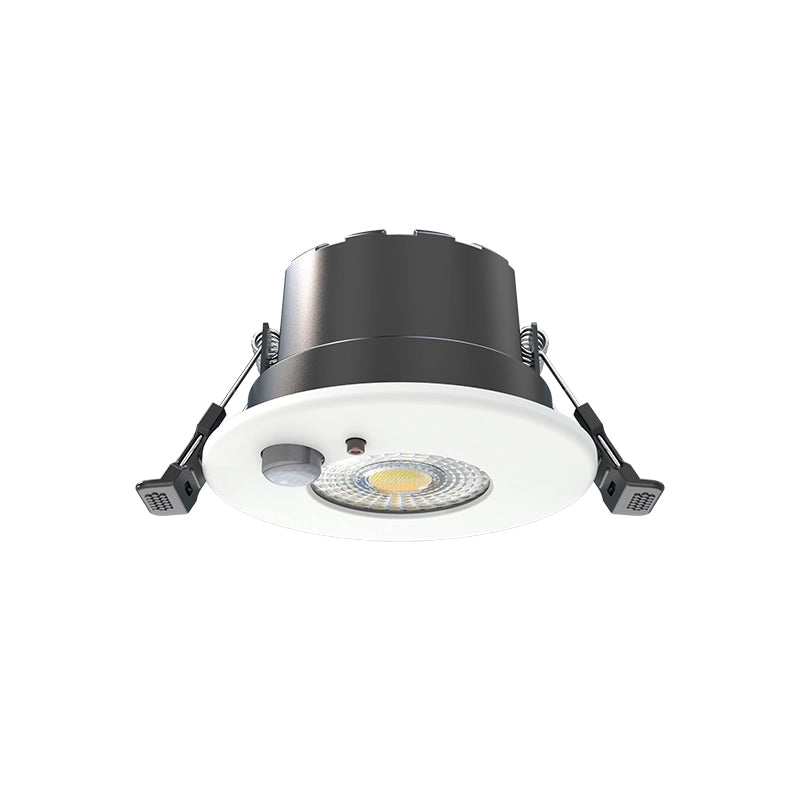 LED Inbouwspot Lisa 6W  Zwart & Wit  Met PIR Sensor  CCT-Schakelaar  IP65  MDRLED®