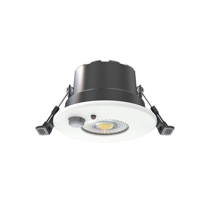 LED Inbouwspot Lisa 6W  Zwart & Wit  Met PIR Sensor  CCT-Schakelaar  IP65  MDRLED®