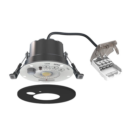 LED Inbouwspot Lisa 6W  Zwart & Wit  Met PIR Sensor  CCT-Schakelaar  IP65  MDRLED®