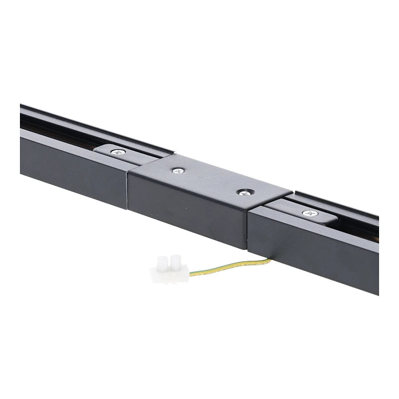 1-fase Rail I-Connector Middenvoeding – Zwart – Voor 1-fase Railsystemen