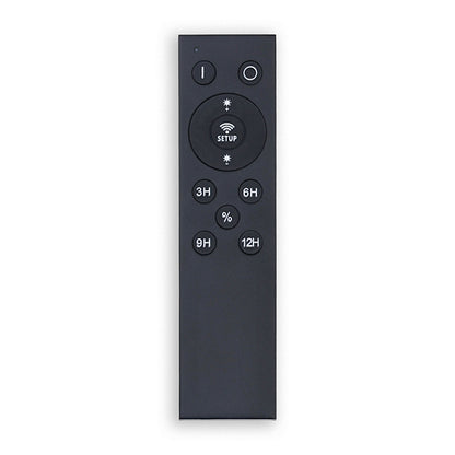 LED Inbouwspots Zwart Set 6 Stuks IP65 – 3W 2700K – Met Afstandsbediening – MDRLED