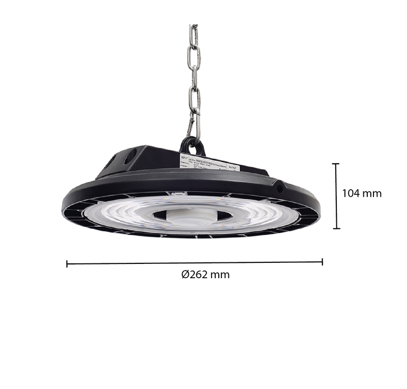 LED HIGH BAY HIMALIA 100 W ŚCIEMNIACZ Z CZUJNIKIEM 5000K MDRLED®