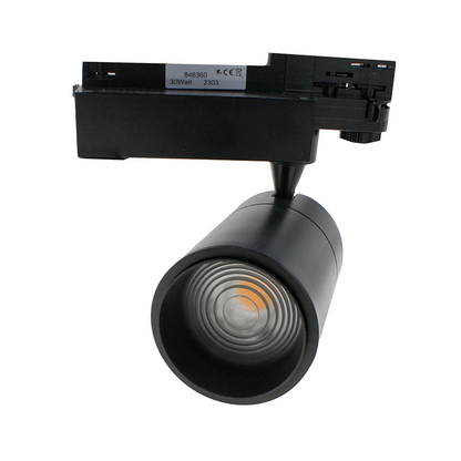 3-Fase Railspot 30W Zwart  Zoombaar 15°–60°  Dimbaar   CRI>82 4000K