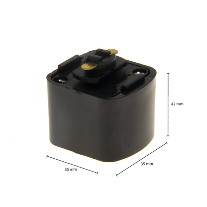 1-Phasen-Schiene SQUARE ADAPTER Schwarz, Pro Line MDR LED®