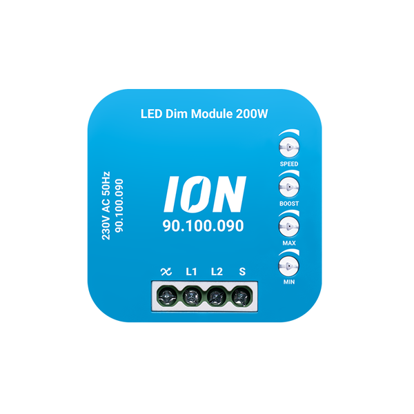 DOTYKOWY TRIAC ŚCIEMNIACZ LED Moduł ściemniacza LED 0,3-200 W ION INDUSTRIES MDRLED®