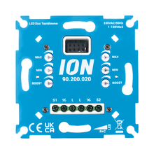 LED DUO TASTDIMMER  2×0.3-150 WATT (90.200.020)  ION INDUSTRIES MDRLED®