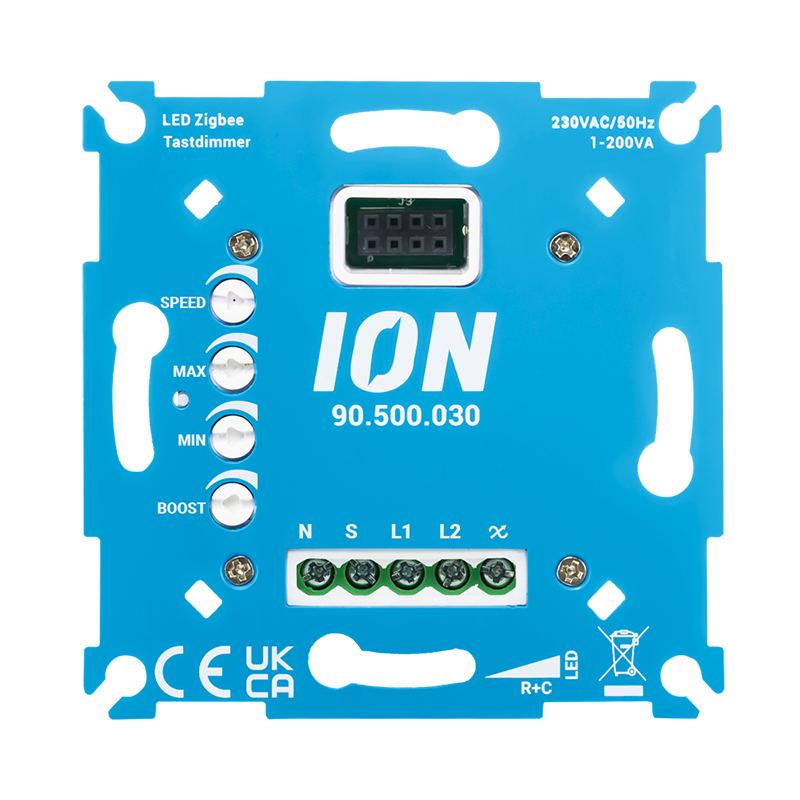 LED ZIGBEE TASTDIMMER  0.3-200 WATT  ION INDUSTRIES  90.500.030 MDRLED®