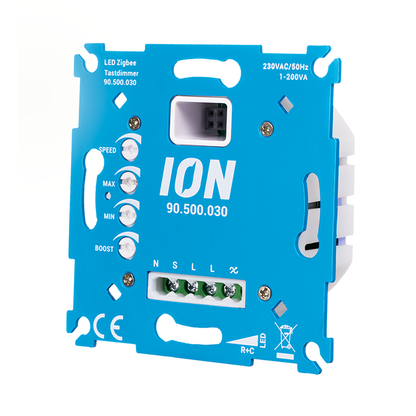 LED ZIGBEE TASTDIMMER  0.3-200 WATT  ION INDUSTRIES  90.500.030 MDRLED®