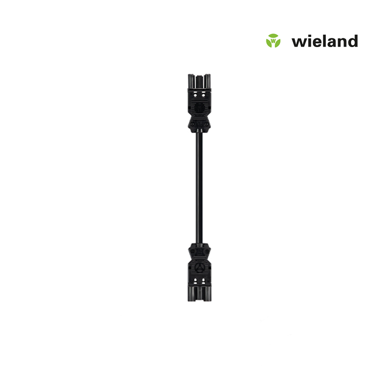 Kabel sprzęgający Wieland GST18I3 1,5 MM² 2 metry czarny MDRLED®