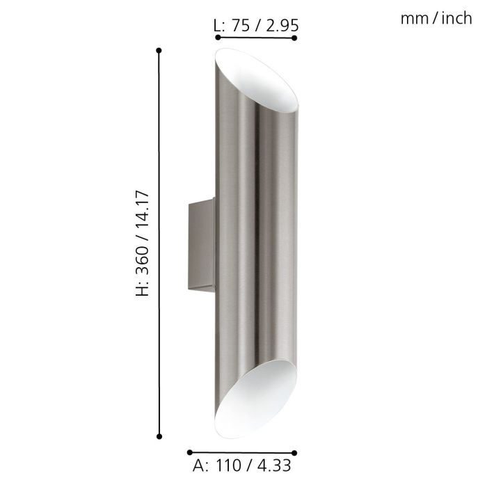 AGOLADA Wandleuchte – Energieeffiziente LED-Beleuchtung 3000K Restposten MDRLED®