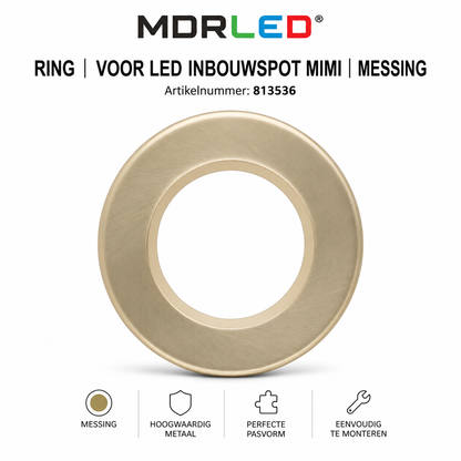 MDRLED® LED Inbouwspot MIMI 4W  CCT  Dimbaar  IP65  Wit.  Actie