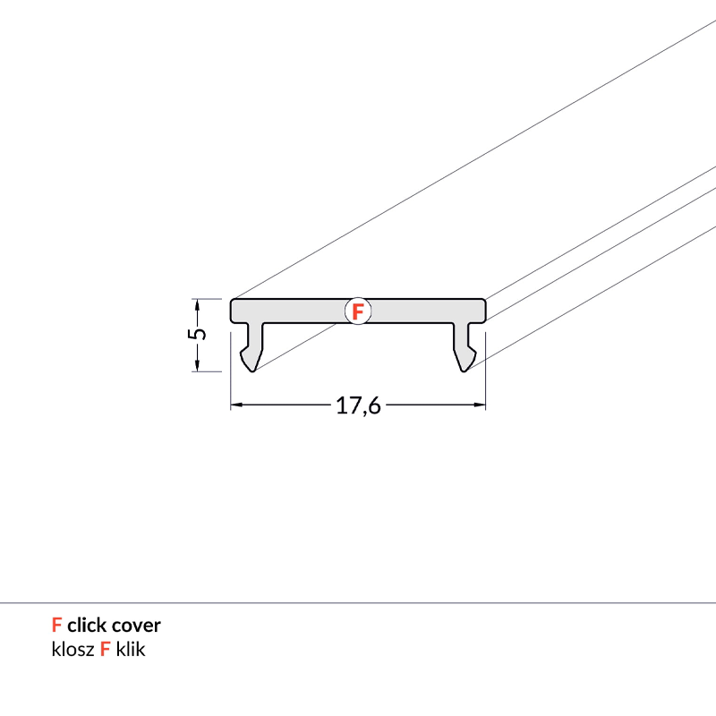 Osłona klik MDR 14MM 2M MDRLED®