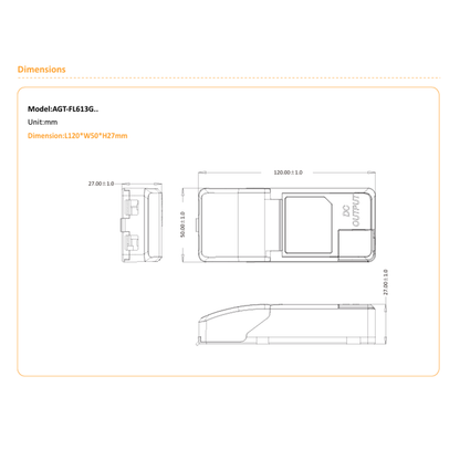 AGT KONSTANTSTROMTREIBER 700-1000mA 40 WATT MDRLED®