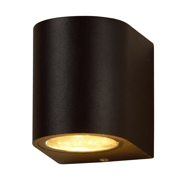 LAMPA ŚCIENNA 1xGU10 OPRAWKA CZARNA MDRLED®