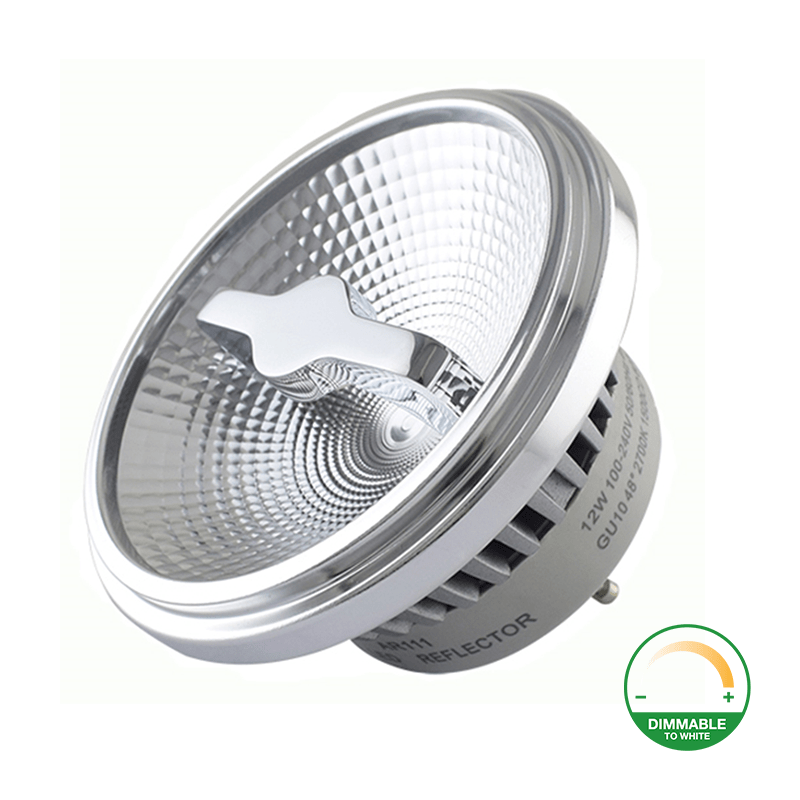 LED AR111 GU10 SPOT ŚCIEMNIANY DO CIEPŁEGO 12W MDR LED®