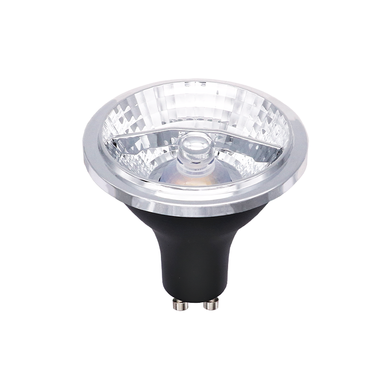 LED AR70 GU10 Spot 6W Czarny z funkcją ściemniania do ciepłego 45° MDRLED®