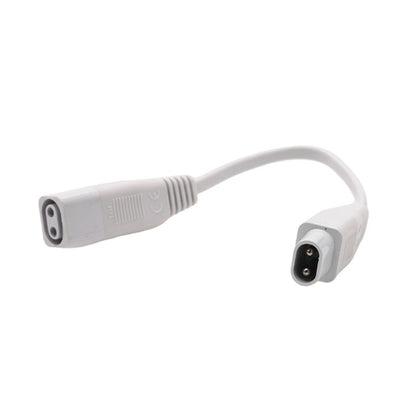 T5 Koppel Kabel 30cm  Male/Female Connector Wit  Voor T5 LED TL Buizen 10 stuks