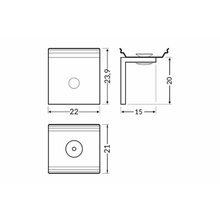 Bevestiging Clip “U5 SIDE” Zwart MDR12 – 20 Stuks | MDRLED®