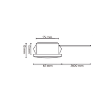 LED MÖBELSPOT 3W 12V(DC) IP44 WEISS 14mm hoch 2700K MDRLED®