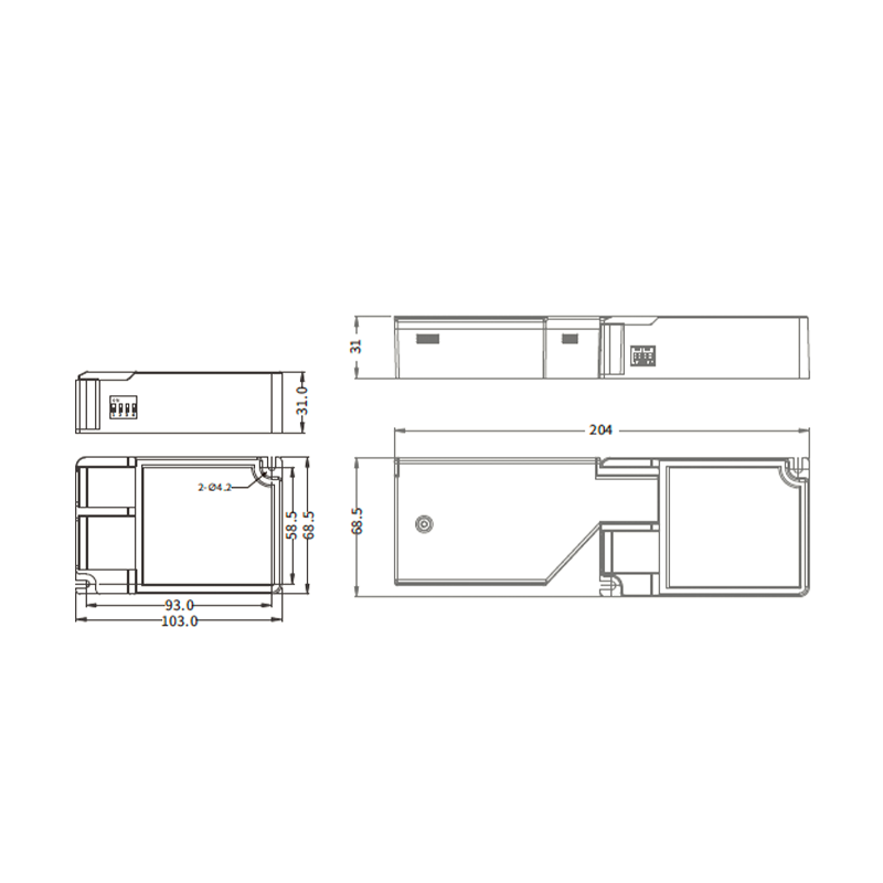 STEROWNIK DALI BOKE 6-42V 450-1100mA MDRLED®