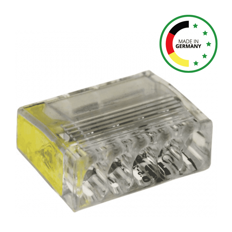 SCHWEISSKLEMME MINI 5-FACH PRO 100 STÜCK 5 x 0,5 – 2,5 mm² MDRLED®