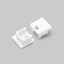 ENDKAPPE MIT KABELÖFFNUNG SLIM 10MM WEISS – 20 STÜCK MDRLED®