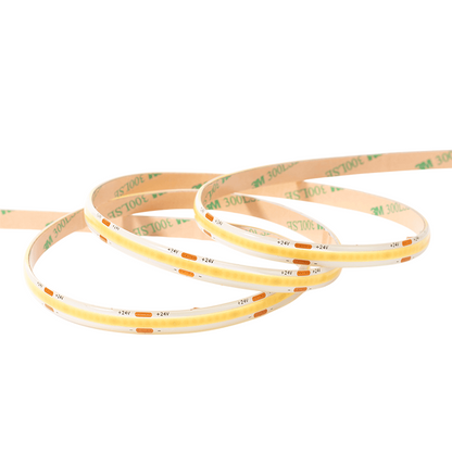 COB LEDstrip 24V | IP65 | 3000K | 5M | 10W/M | Vrij Knipbaar | MDRLED®