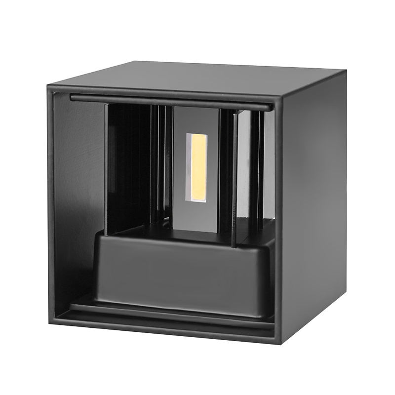 LED CUBE 2X3W PVC SZARY 3000K MDRLED®